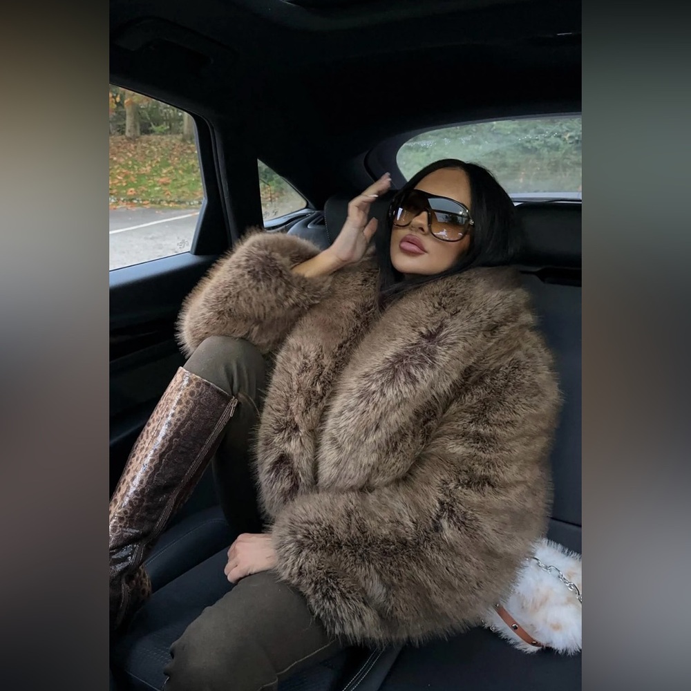 Fashion Nova Moscow Fur Coat - Brown